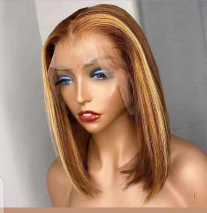 Full frontal Piano bob Wig