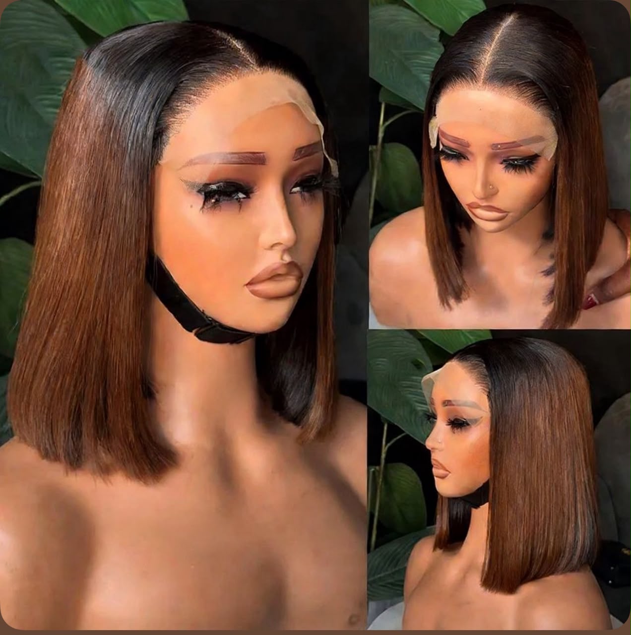 mqLuxury 9by6 Bone Straight Wig.