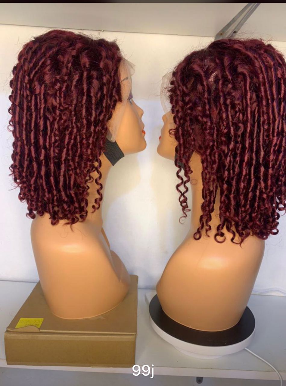 13x4 Frontal 99J Pixie Curls
